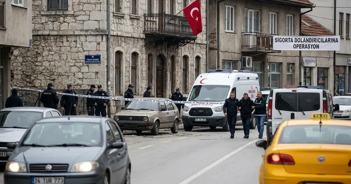 Bosna Hersek’te sahte trafik kazası: Travnikli ikiliye operasyon
