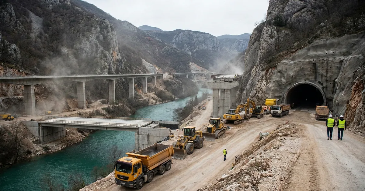 Koridor 5C'de kritik aşama: 20 km yeni otoyol açılıyor - Bosna Haber